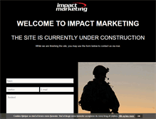 Tablet Screenshot of impactmarketing.dk
