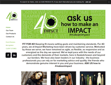 Tablet Screenshot of impactmarketing.ca